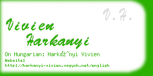 vivien harkanyi business card